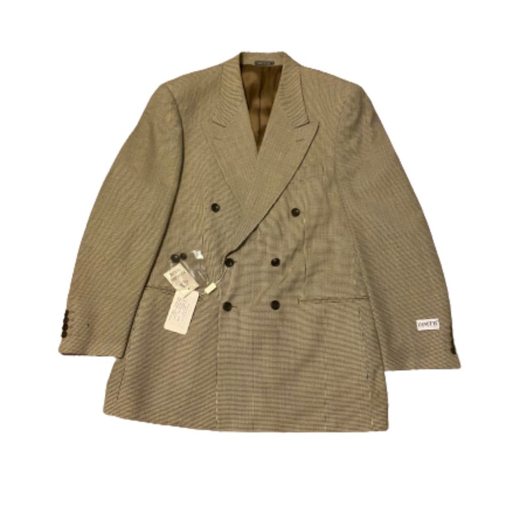 Zanetti Suit Jacket - Made in Italy - 100% Pure Wool